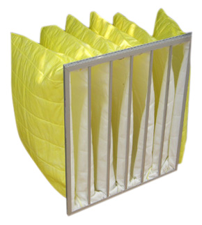 化纖袋式中效過濾器 化纖袋式中效過濾器主要用于中央空調通風系統中級過濾,還可做為高效過濾的前端過濾.