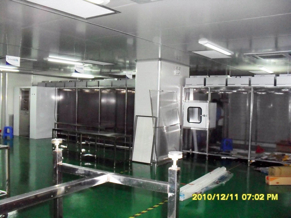 潔凈棚安裝現(xiàn)場 潔凈棚安裝